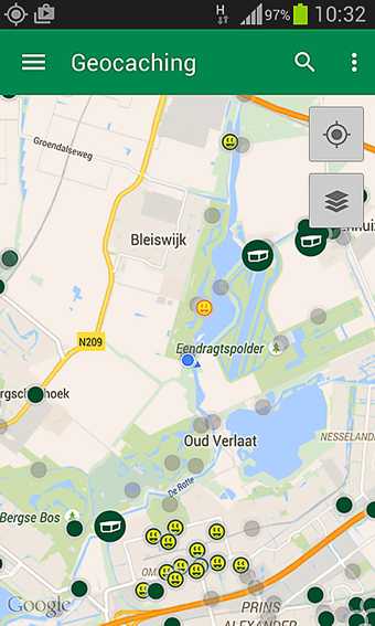 Geocachen met een smartphone